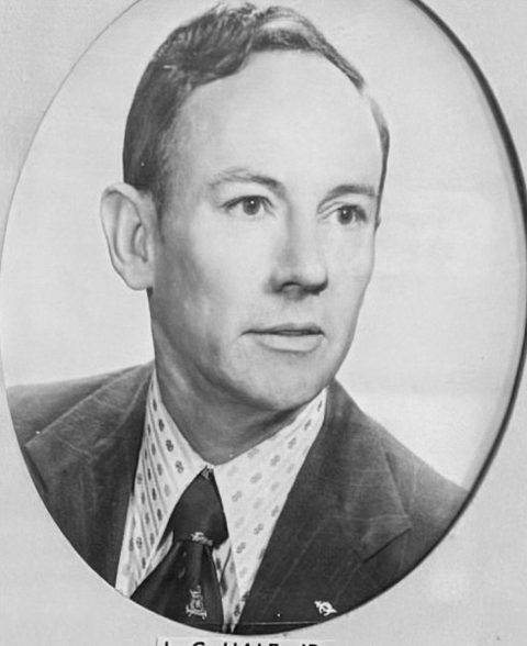 Portrait of L. C. Hale, Jr., Worshipful Master of King Lodge No. 461, 1972-80