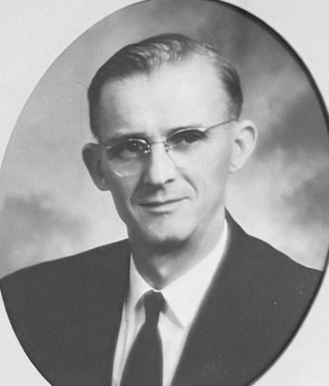 Portrait of G. B. Dunn, Worshipful Master of King Lodge No. 461, 1956