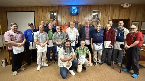 Photo from A Night of Light: May 22nd Entered Apprentice Degree at King Lodge