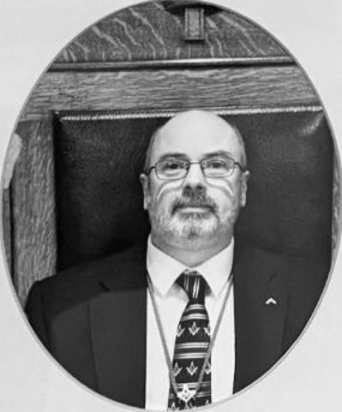 Portrait of Edward L. Miller, Worshipful Master of King Lodge No. 461, 2023