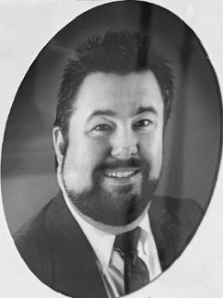 Portrait of C. E. Fleenor, Jr., Worshipful Master of King Lodge No. 461, 1991