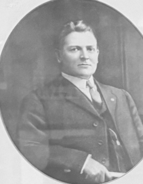Portrait of E. K. Bachman, Worshipful Master of King Lodge No. 461, 1898-99-1900