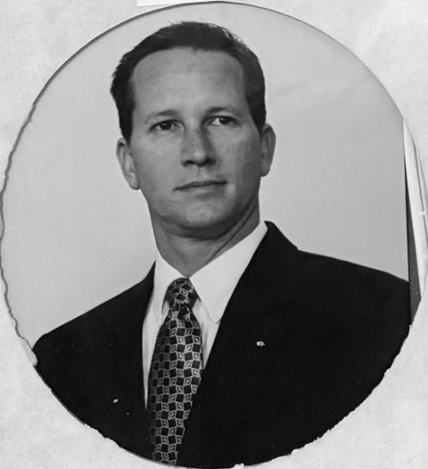 Portrait of Jeffrey L. Wilson, Worshipful Master of King Lodge No. 461, 1998
