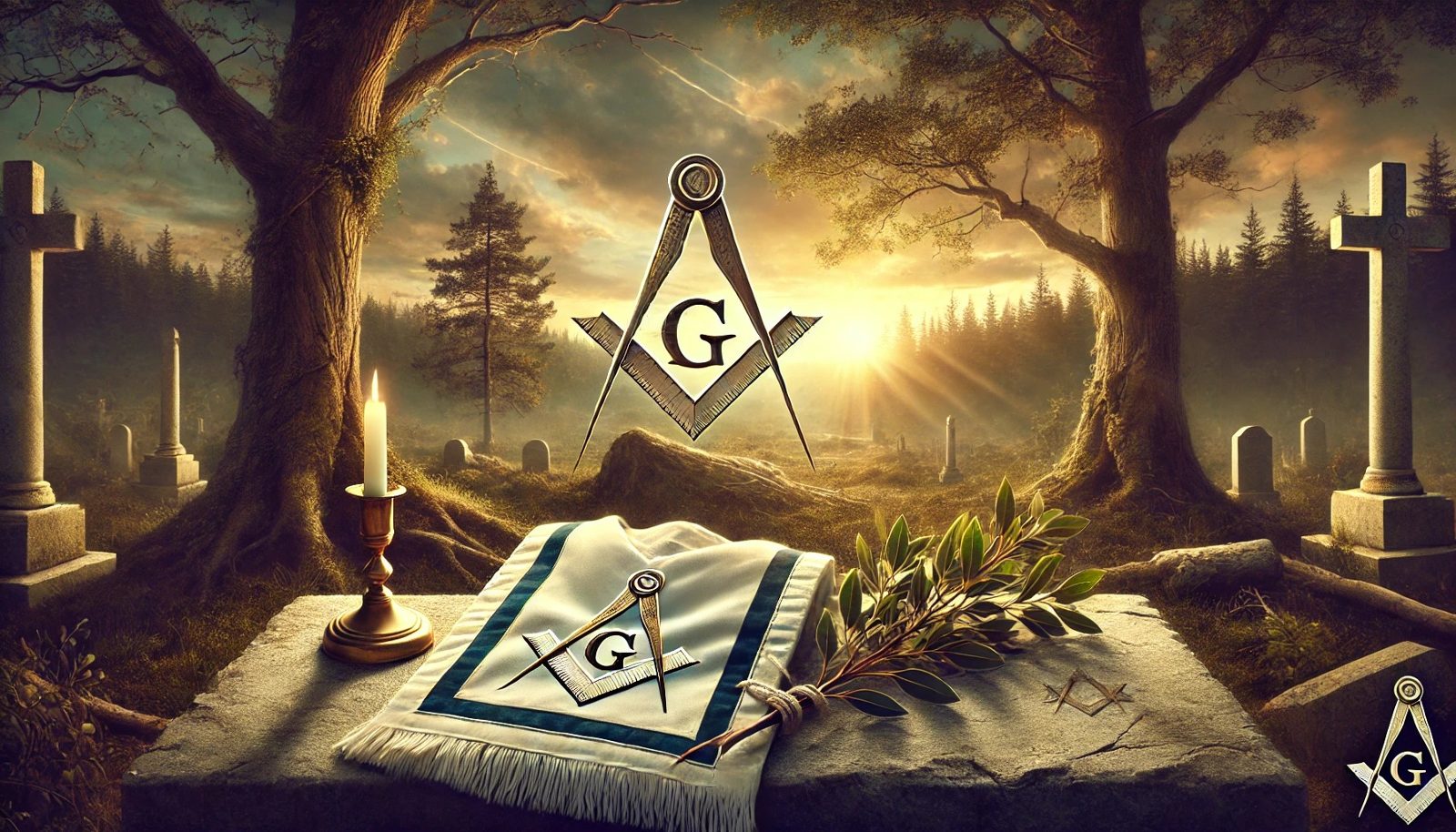 Photo from The Importance, Meaning, and History of a Masonic Funeral