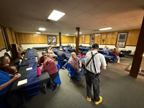 Brothers and families at the King Lodge Thanksgiving dinner (photo 1 of 7)