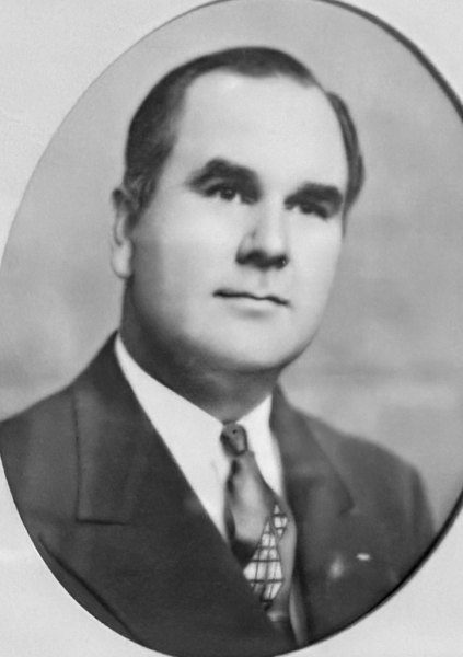 Portrait of J. M. Holloway, Worshipful Master of King Lodge No. 461, 1951