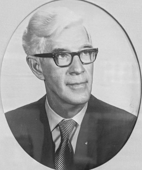 Portrait of N. S. Keller, Worshipful Master of King Lodge No. 461, 1971