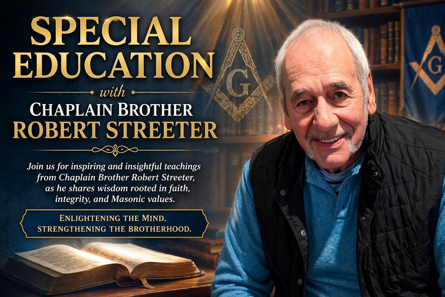 Join us for our stated meeting Monday, April 13. The meal will be at 6:30 PM and the meeting will follow at 7:30 PM for the meal. We&rsquo;re having homemade pork barbecue baked beans, coleslaw, potato salad, and blackberry pie with ice cream please join us for a special education from Brother Robert Stre