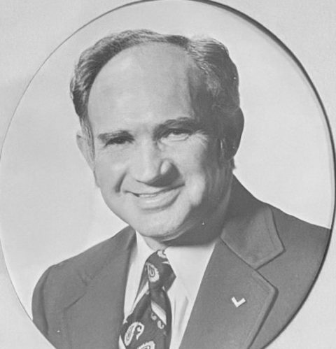 Portrait of J. F. Flick, Jr., Worshipful Master of King Lodge No. 461, 1976