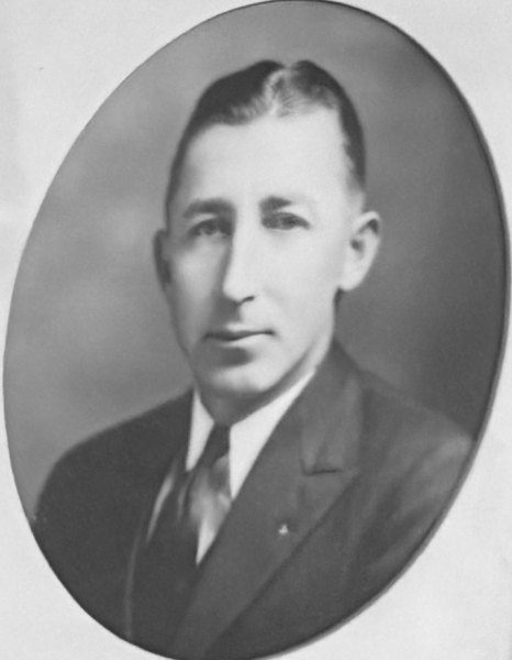 Portrait of L. M. Kincheloe, Worshipful Master of King Lodge No. 461, 1936