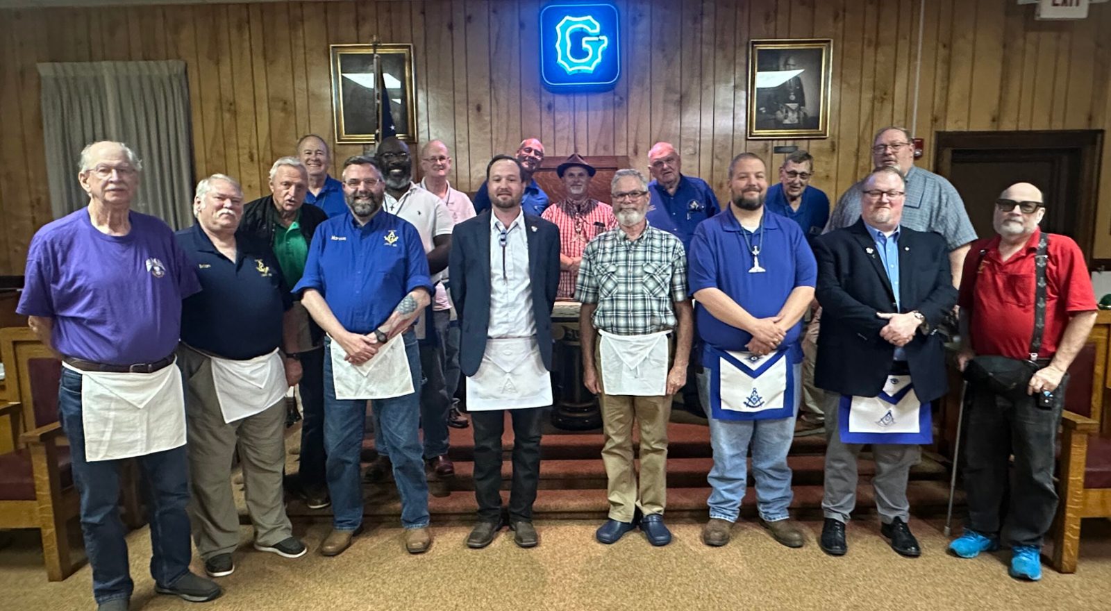 Photo from A Night of Fellowship and Growth: Master Mason Degree at King Lodge with Special Guests from Ohio