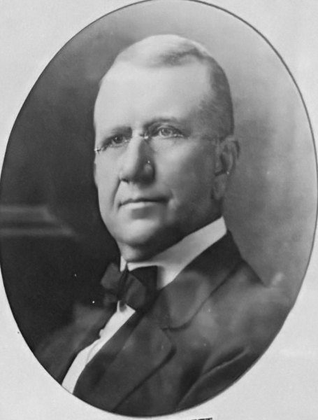 Portrait of Albert Parlett, Worshipful Master of King Lodge No. 461, 1894