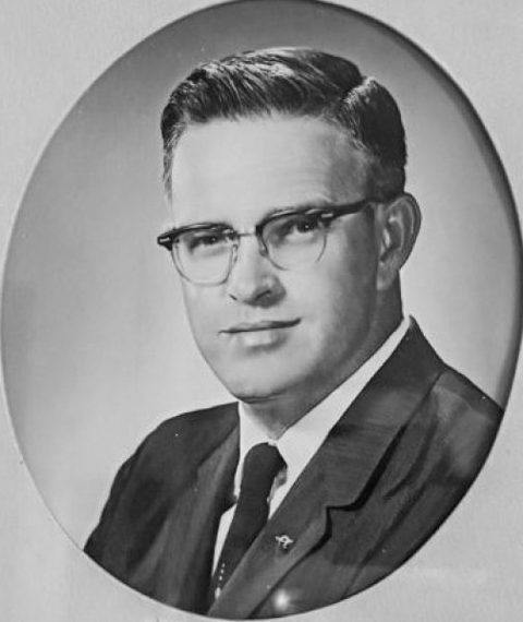 Portrait of D. C. Leach, Worshipful Master of King Lodge No. 461, 1963