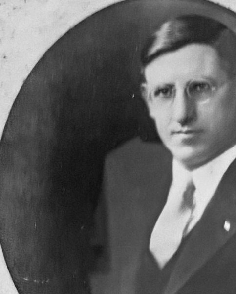 Portrait of T. W. Cook, Worshipful Master of King Lodge No. 461, 1922