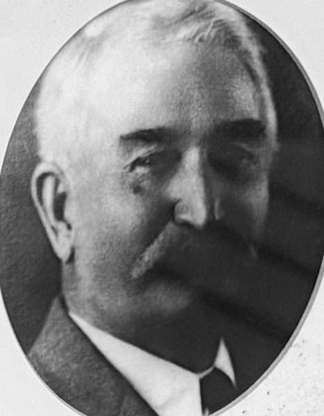 Portrait of H. O. Bunn, Worshipful Master of King Lodge No. 461, 1911