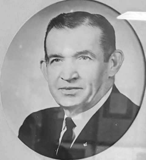 Portrait of E. J. Keith, Worshipful Master of King Lodge No. 461, 1964