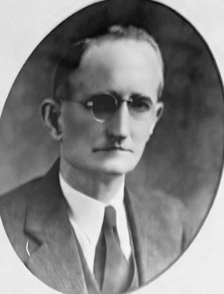 Portrait of A. C. Francis, Worshipful Master of King Lodge No. 461, 1925