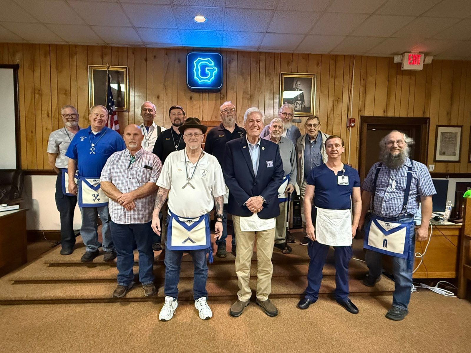 What a fine evening at our stated meeting. (photo 1)